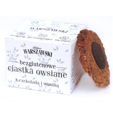 Ciastka Warszawskie – owsiane  z czekoladą i wanilią