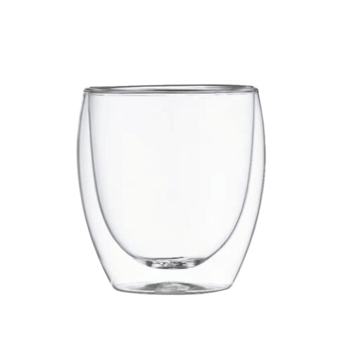Szklanki z podwójnym szkłem Szklanki termiczne z podwójnym dnem pojemność - 250 ml (wzór I)